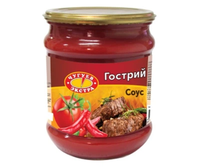 Соус томатний Гострий Чугуев Продукт с/б 480 г