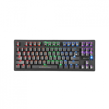 Клавіатура Xtrike ME GK-979 5 кольорів-LED Mechanical Red Switch USB Black (GK-979) (204492)