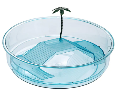 Пластиковый аквариум для черепах Ferplast Oasi Ø 34.5x9.5 см 60016015