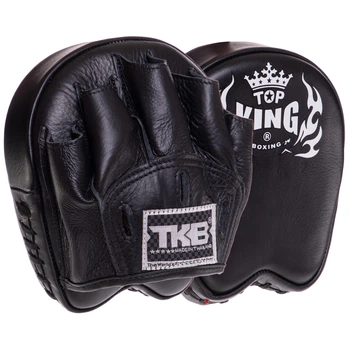 Лапа Изогнутая для бокса и единоборств 2 шт 16x15x5см кожа TOP KING Professional черный TKFMP