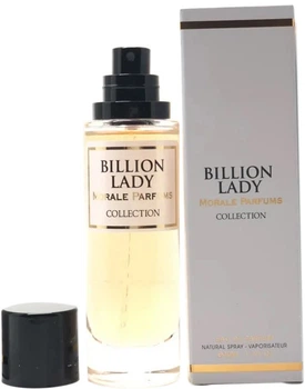 Парфумована вода для жінок Morale Parfums Billion Lady 30 мл (3720754983196/4820269860322)