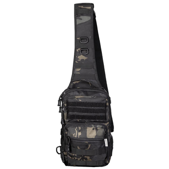 Тактична CamoTec сумка Cob Sling Multicam Black мультикам чорний