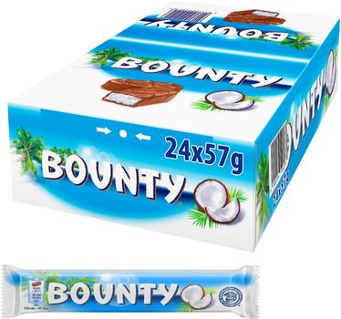 Упаковка батончиків Bounty 24 шт x 57 г (5000159558266)