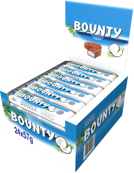 Упаковка батончиків Bounty 24 шт x 57 г (5000159558266)