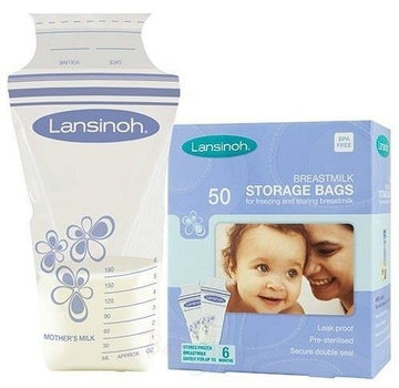 Пакети для зберігання грудного молока Lansinoh, 50 шт.