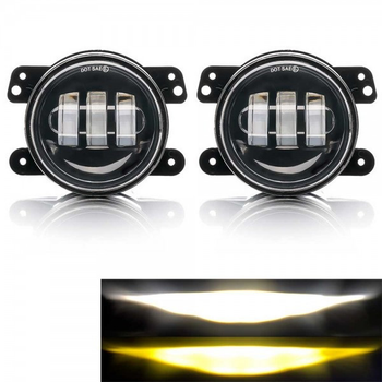 Дополнительные противотуманные LED фары ПТФ на Dodge Magnum 4" Bi W/Y 45W+45W 05-08 комплект Додж Магнум M206522