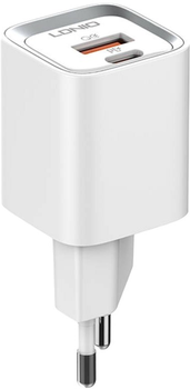 Мережевий зарядний пристрій Ldnio USB-C 20 W + кабель microUSB (A2318C Micro)