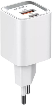 Мережевий зарядний пристрій Ldnio USB-C 20 W + кабель USB-C (A2318C Type-C)
