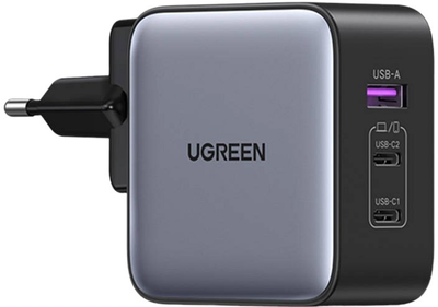 Ładowarka sieciowa Ugreen Nexode 2 x USB-C + USB 65 W (6941876221479)