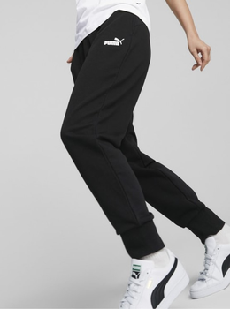 Spodnie dresowe damskie Puma Ess Sweatpants Tr Cl 586842-01 3XL Czarne (4063697167643)