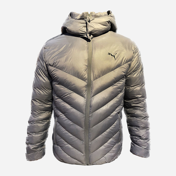 Kurtka zimowa męska krótka Puma Winter Jacket 53885715 M Szara (4065451882328)