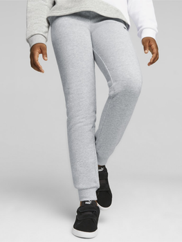 Дитячі спортивні штани для дівчинки Puma Ess Sweatpants Tr Cl G 587037-04 92 см Світло-сірі (4063697160842)