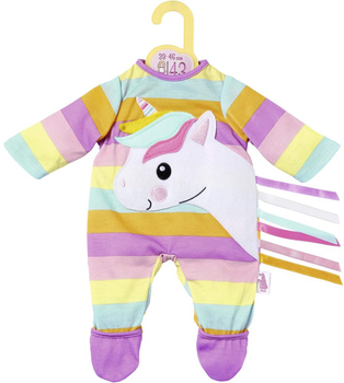 Комбінезон Zapf Creation Baby Born Dolly Fashion Romper Unicorn для ляльки 43 см (4001167870501)