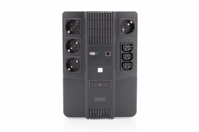Источник бесперебойного питания Digitus DN-170110 600VA / 360W USB 3xC13 / 4xSchuko / RJ-45 Черный