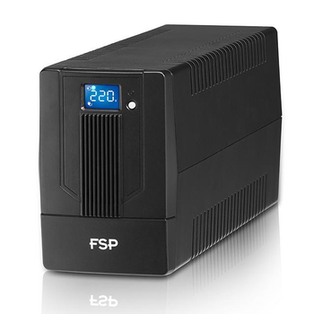 Джерело безперебійного живлення FSP iFP1000 1000VA / 600W LCD-дисплей USB 4xSchuko Чорний (PPF6001306)