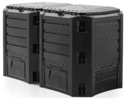 Компостер 2 модуля чорний Prosperplast 800L IKSM800C-S411 Module Compogreen