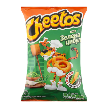 Снеки Cheetos Кукурузные со Вкусом Зеленого Лука 55g