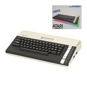 Компьютер Atari 800 XL Black + Коробка Без Геймпада Б/У