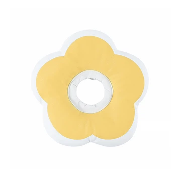 М'який комір-подушка для кішок Lesko DT-1018 Yellow XS післяопераційний захисний від вилизування
