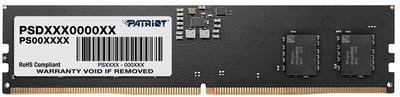Pamięć Patriot DDR5-5600 32768MB PC4-44800 Signature Line Black (PSD532G56002)