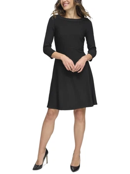 Плаття міді літнє жіноче Tommy Hilfiger 467421308 4 Чорне (1159806887)