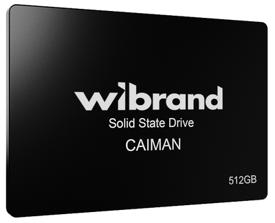 SSD диск Wibrand Caiman 512GB 2.5" SATAIII 3D NAND (TLC) (WI2.5SSD/CA512GBST)