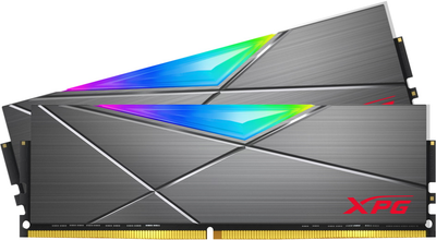 Pamięć ADATA DDR4-3200 16384MB PC4-25600 (Kit of 2x8192) XPG Spectrix D50 RGB Tungsten Gray (AX4U32008G16A-DT50)