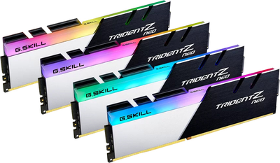 Pamięć RAM G.Skill DDR4-3200 32768MB PC4-25600 (Kit of 4x8192) Trident Z Neo RGB (F4-3200C14Q-32GTZN)