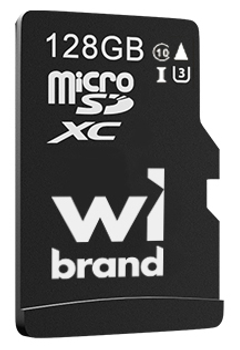 Карта памяти Wibrand microSDXC 128GB Class 10 UHS-I U3 (WICDHU3/128GB)