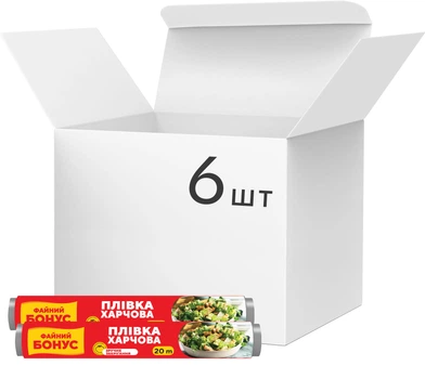 Упаковка плівок для продуктів Бонус 20 м 6 шт. (14500808)