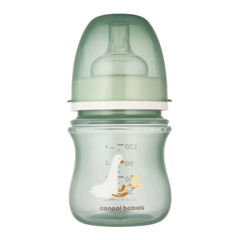 Canpol babies Пляшка антиколікова з широким отвором 120 мл Easystart - Гуси