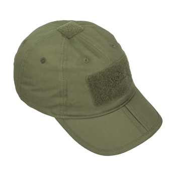 Бейсболка Helikon-Tex FOLDING - PolyCotton Ripstop, Olive green єдиний (CZ-BBF-PR-02)