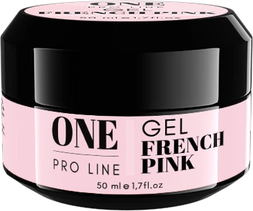 Гель для наращивания ногтей One Pro Line Builder Gel French Pink 50 мл (5902211560173)