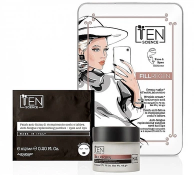 Набір - Ten Science Fill Regen Kit(f/cr/50g+patch/4pcs)