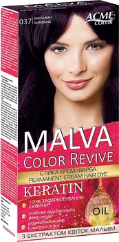 Стойкая крем-краска для волос - Malva Color Revive 037 - Баклажан (105ml) (1190660-1810340665-2)