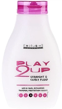 Универсальный флюид для прямых и вьющихся волос - Exclusive Professional Play2Up Stright & Curly Fluid 250ml (1184482-1579947-2)