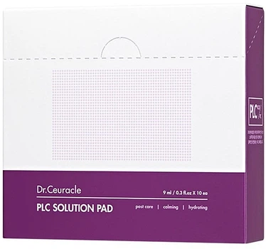 Увлажняющие пэды для лица - Dr. Ceuracle PLC Solution Pad 10x9ml (1179829-7251204)