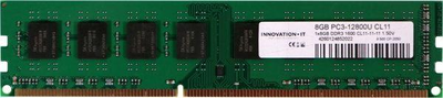 Пам'ять для настільних комп'ютерів Innovation IT 8 GB DDR3 1600 MHz (4260124852022)