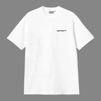 Футболка унісекс дівчинка з собакою Carhartt розмір M білого кольору