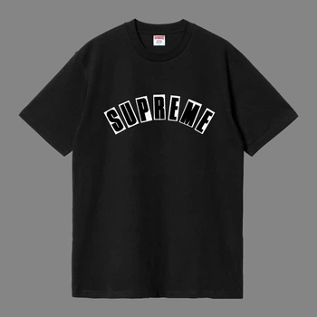 Футболка унисекс с надписью Supreme размер M черного цвета
