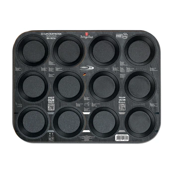 Форма для 12 мафинов Berlinger Haus Metallic Line Carbon Pro Edition (BH-1821)