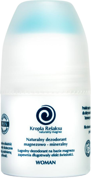 Naturalny dezodorant dla kobiet Kropla Relaksu Magnezowo-mineralny 60 ml (5907637923069)