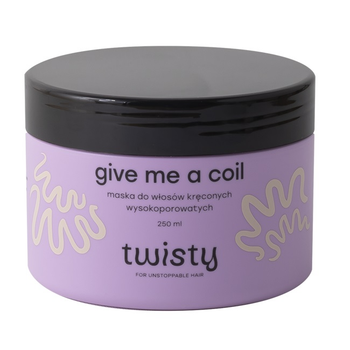 Маска для волосся Twisty Give Me A Coil кучерявого і високопористого 250 мл (5905054101565)