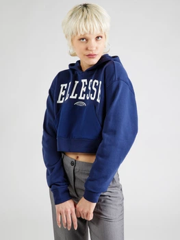 Худі оверсайз жіноче Ellesse Rosarian Cropped Hoody SGV20270-429 8 Темно-синє (5063061823754)