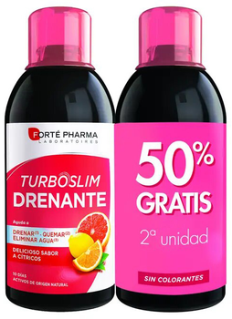Диетическая добавка Forte Pharma Laboratoires Draining Turboslim Citrus 2 x 500 мл (8435373701292)