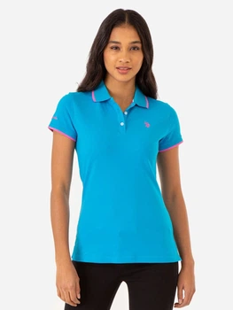 Поло женское U.S. Polo Assn 213160-ZH00A XS Синее (786660500684)