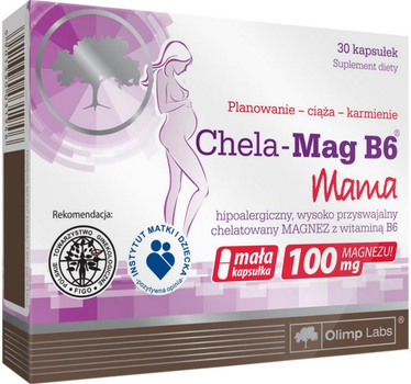 Магний хелат + Б6 для беременных и кормящих OLIMP Chela-Mag B6 Mama 30 капс