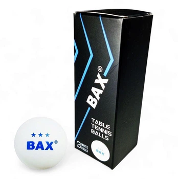 Мячи для настольного тенниса BAX 3* White 3 шт