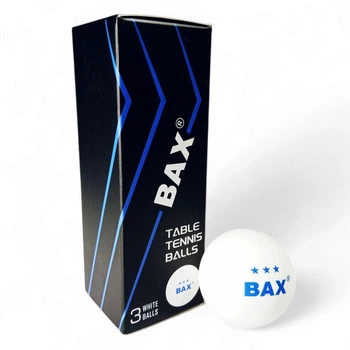 Мячики BAX 3* TABLE TENNIS BALLS White 3 шт. 151310