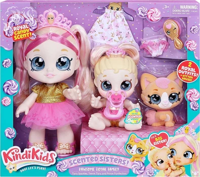 Лялька Kindi Kids Royal Family Teenie Tiara + Kindi Pet:- Кінді Кідс Тіні Тіара та улюбленець Кінді (50216) - ігровий набір Moose Toys